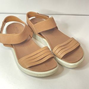 Ecco tan sandals 6